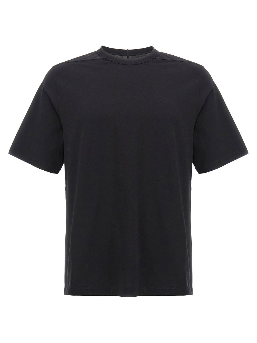 Rick Owens Brad T Shirt Black 100 Percent Cotton Crewneck Short Sleeve Topwear