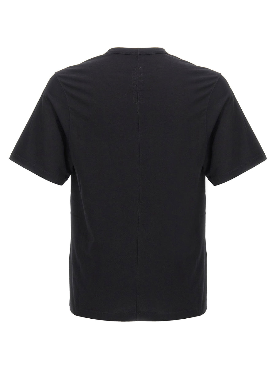 Rick Owens Brad T Shirt Black 100 Percent Cotton Crewneck Short Sleeve Topwear