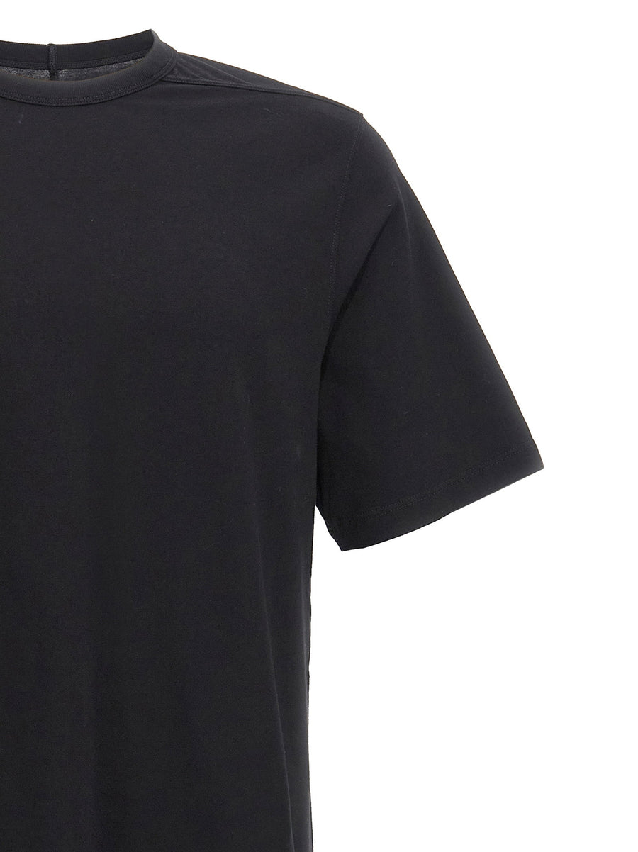 Rick Owens Brad T Shirt Black 100 Percent Cotton Crewneck Short Sleeve Topwear