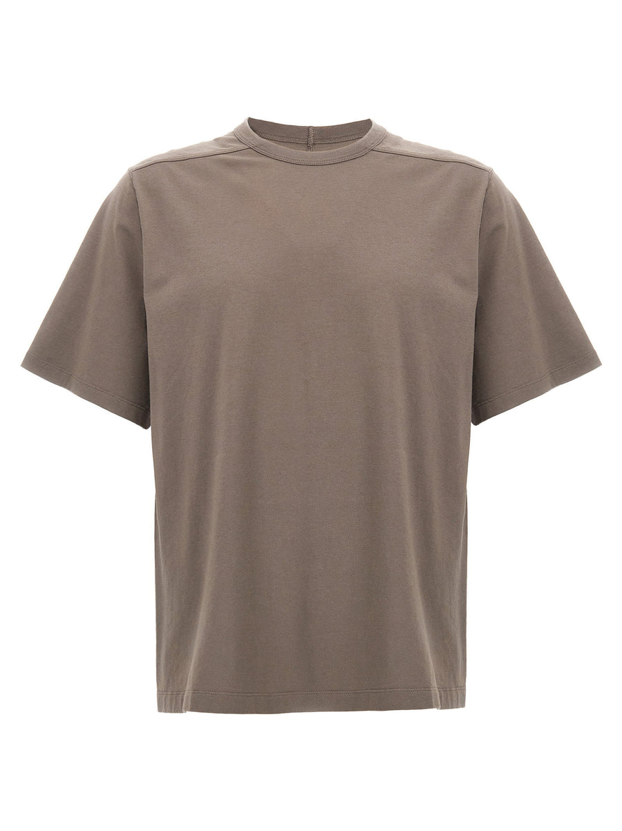 Rick Owens Brad T Shirt Cotton Crewneck Short Sleeve Gray