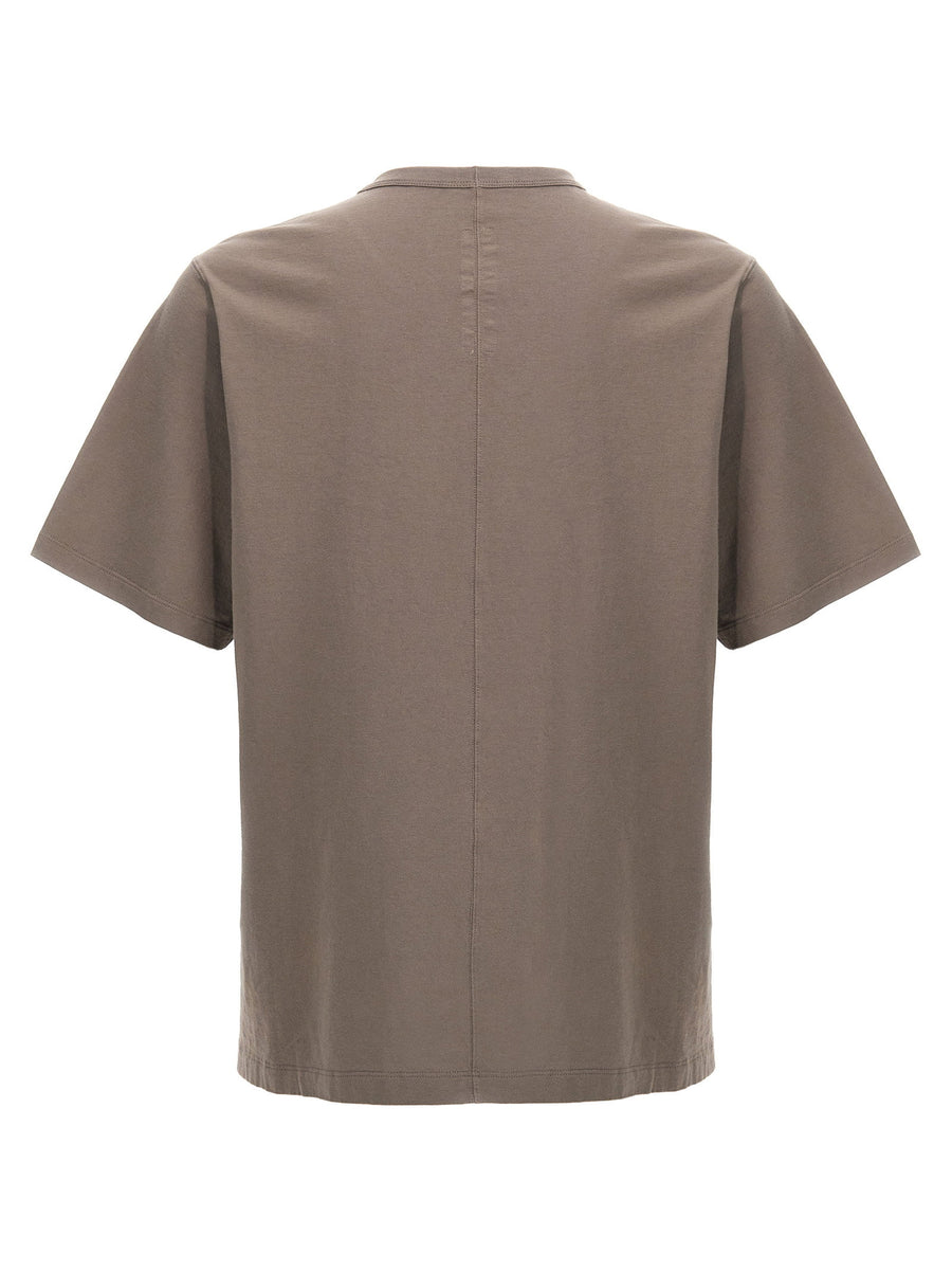 Rick Owens Brad T Shirt Cotton Crewneck Short Sleeve Gray