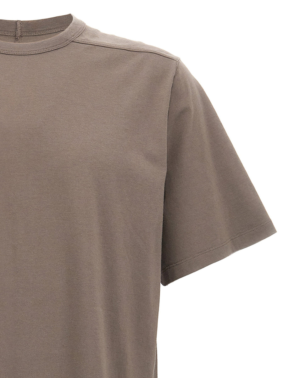 Rick Owens Brad T Shirt Cotton Crewneck Short Sleeve Gray