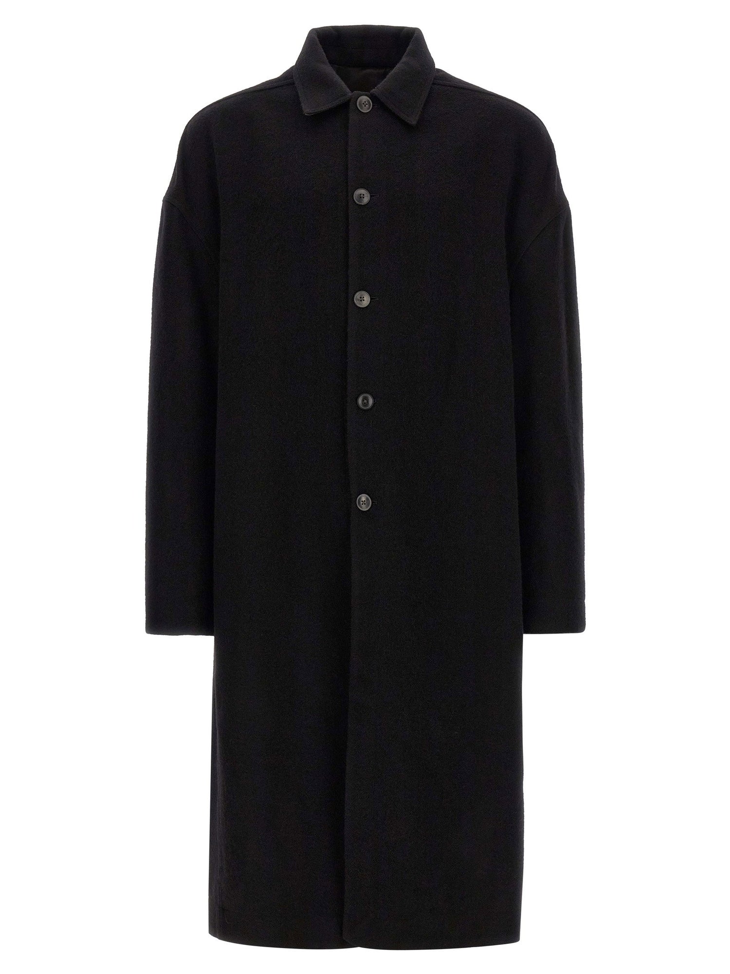 Rick Owens Buttoned Brad Coat
