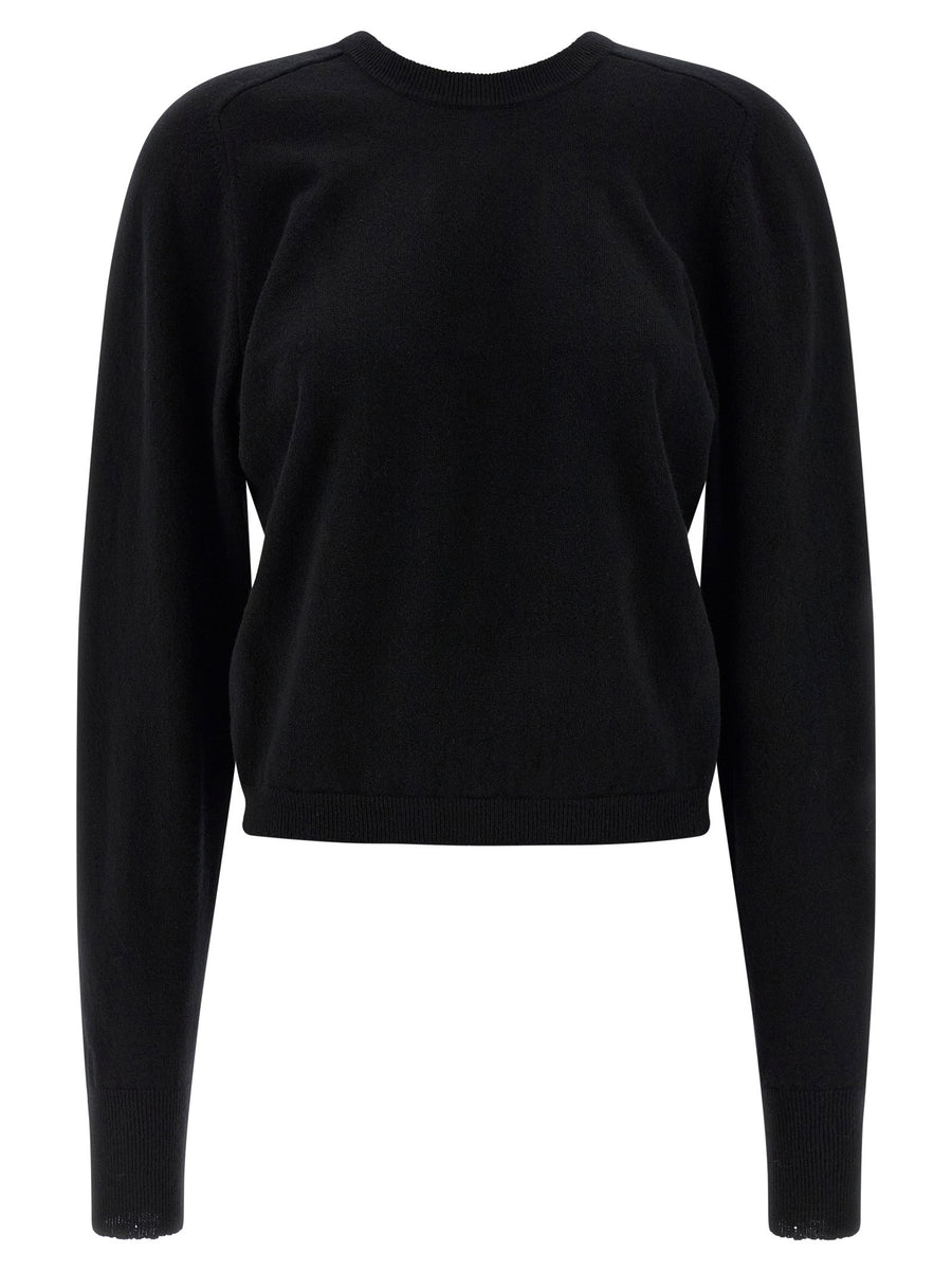 Maison Margiela Four Stitches Wool Sweater For Women With Back Signature Detail