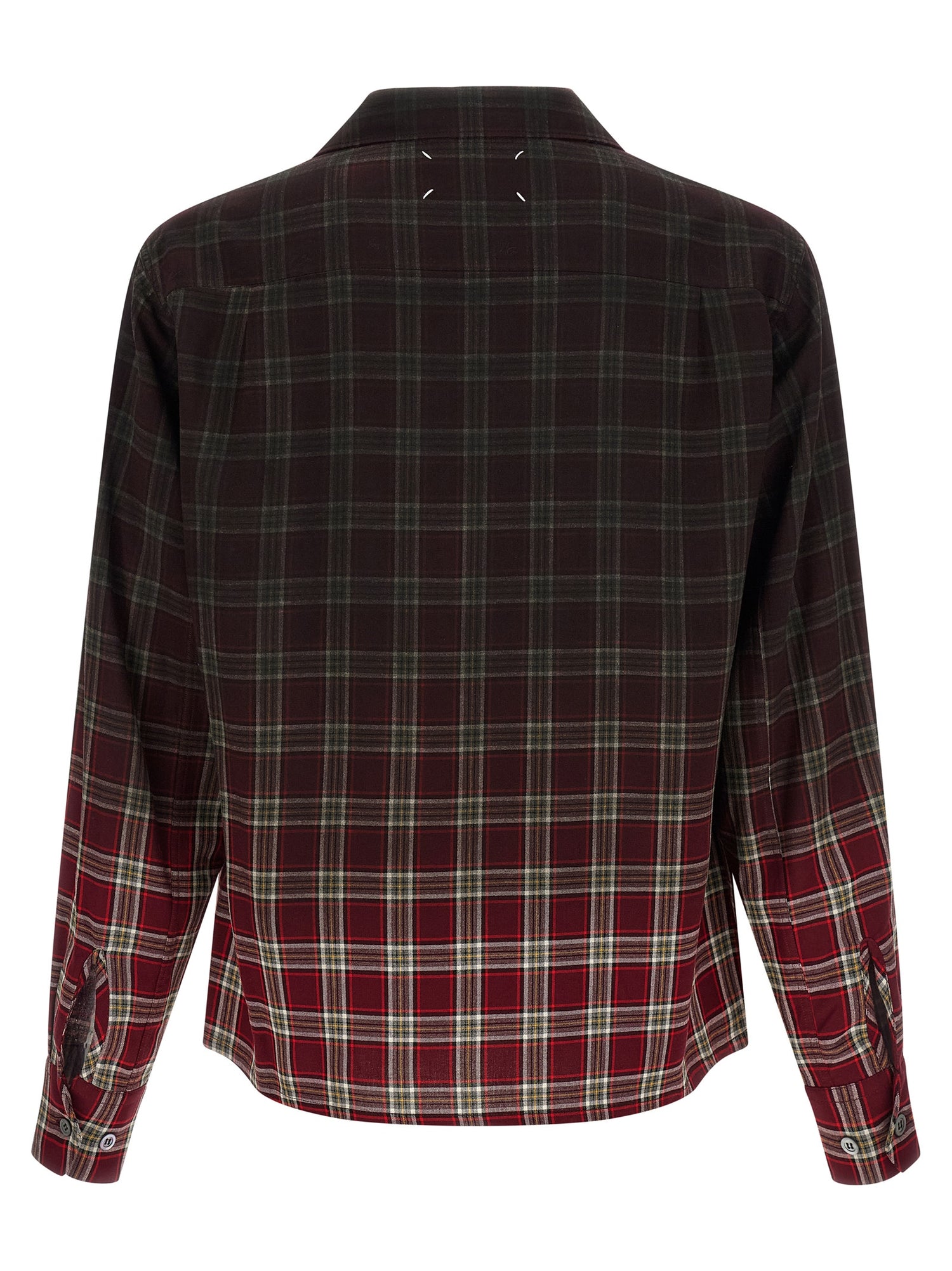 Maison Margiela Check Shirt With Gradient Effect