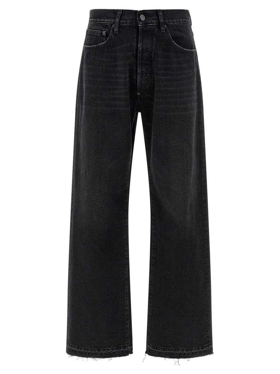 Maison Margiela Memory Of The Hem Jeans For Men Luxury Japanese Cotton Denim Straight Leg