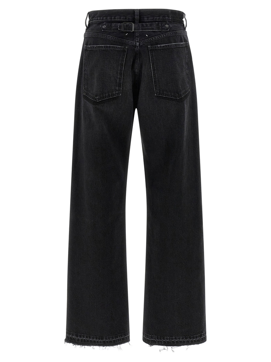 Maison Margiela Memory Of The Hem Jeans For Men Luxury Japanese Cotton Denim Straight Leg