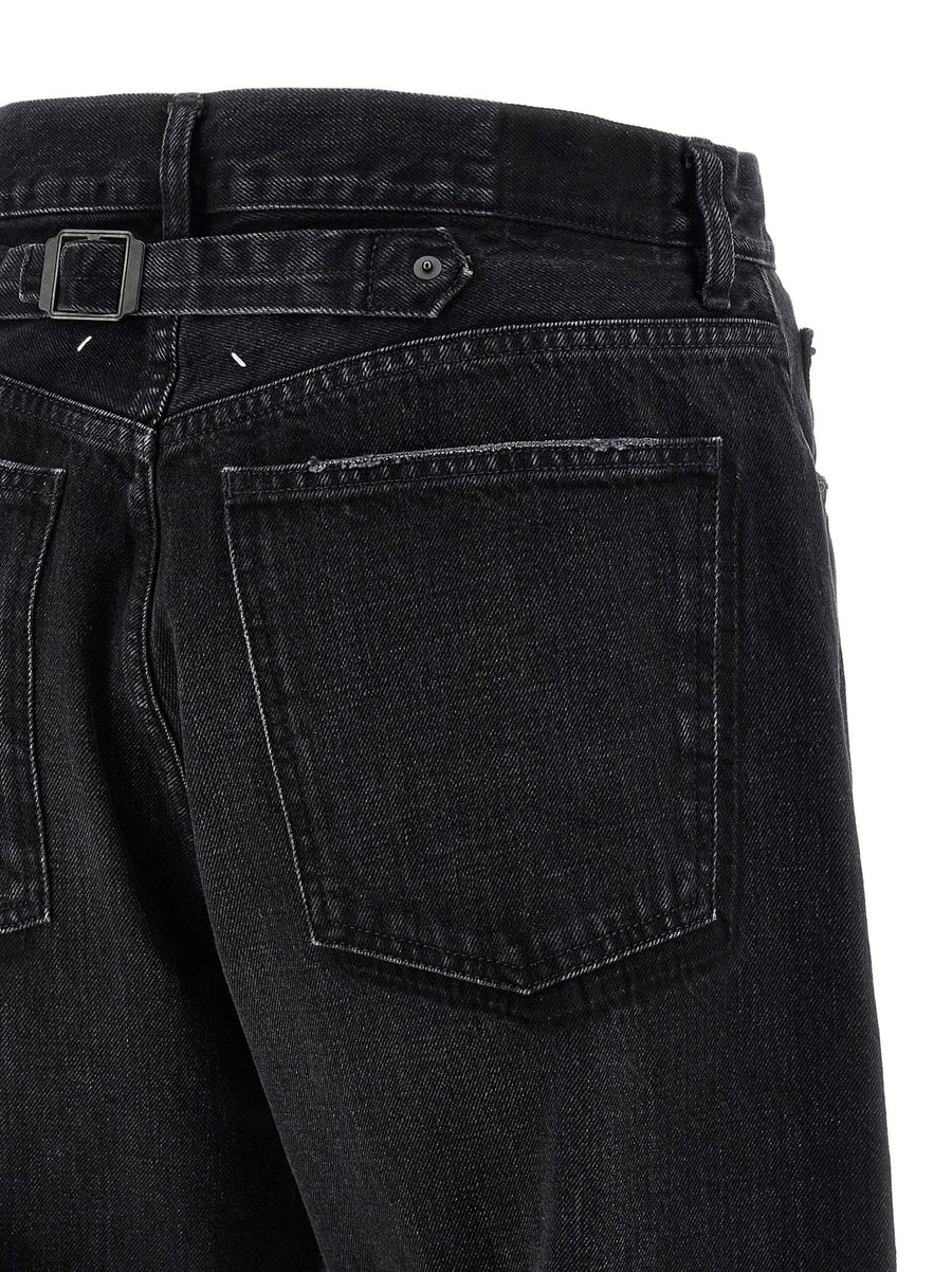 Maison Margiela Memory Of The Hem Jeans For Men Luxury Japanese Cotton Denim Straight Leg