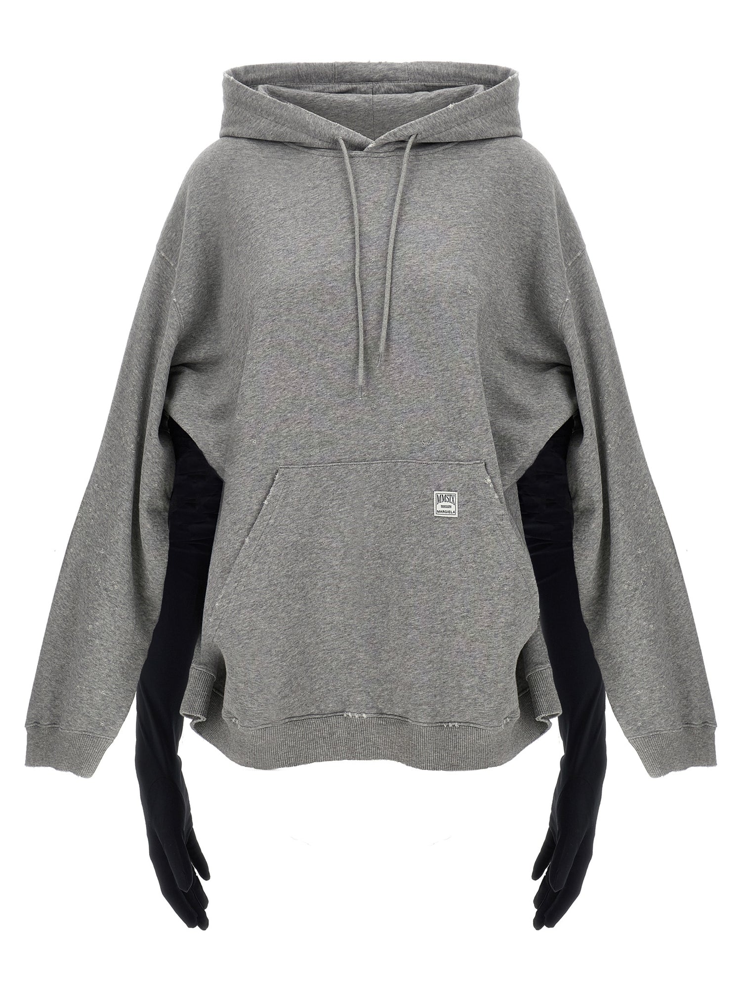 Mm6 Maison Margiela Hoodie Dress With Gloves