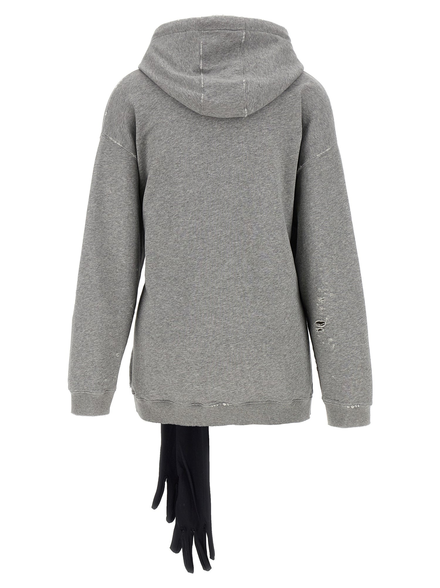 Mm6 Maison Margiela Hoodie Dress With Gloves