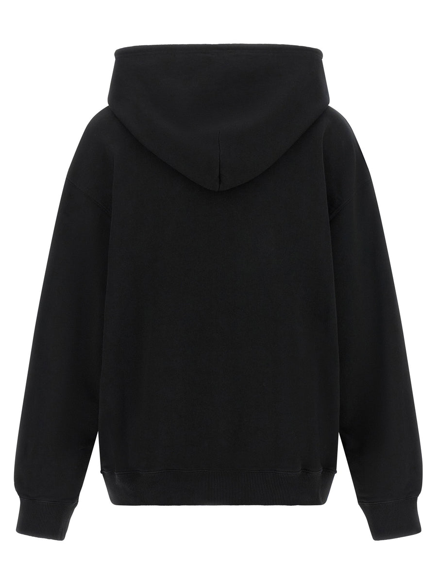 Mm6 Maison Margiela Numeric Signature Hoodie Black 100 Percent Cotton