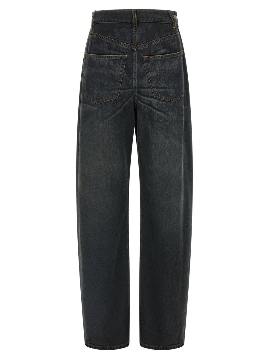 Mm6 Maison Margiela Asymmetrical Structure Jeans
