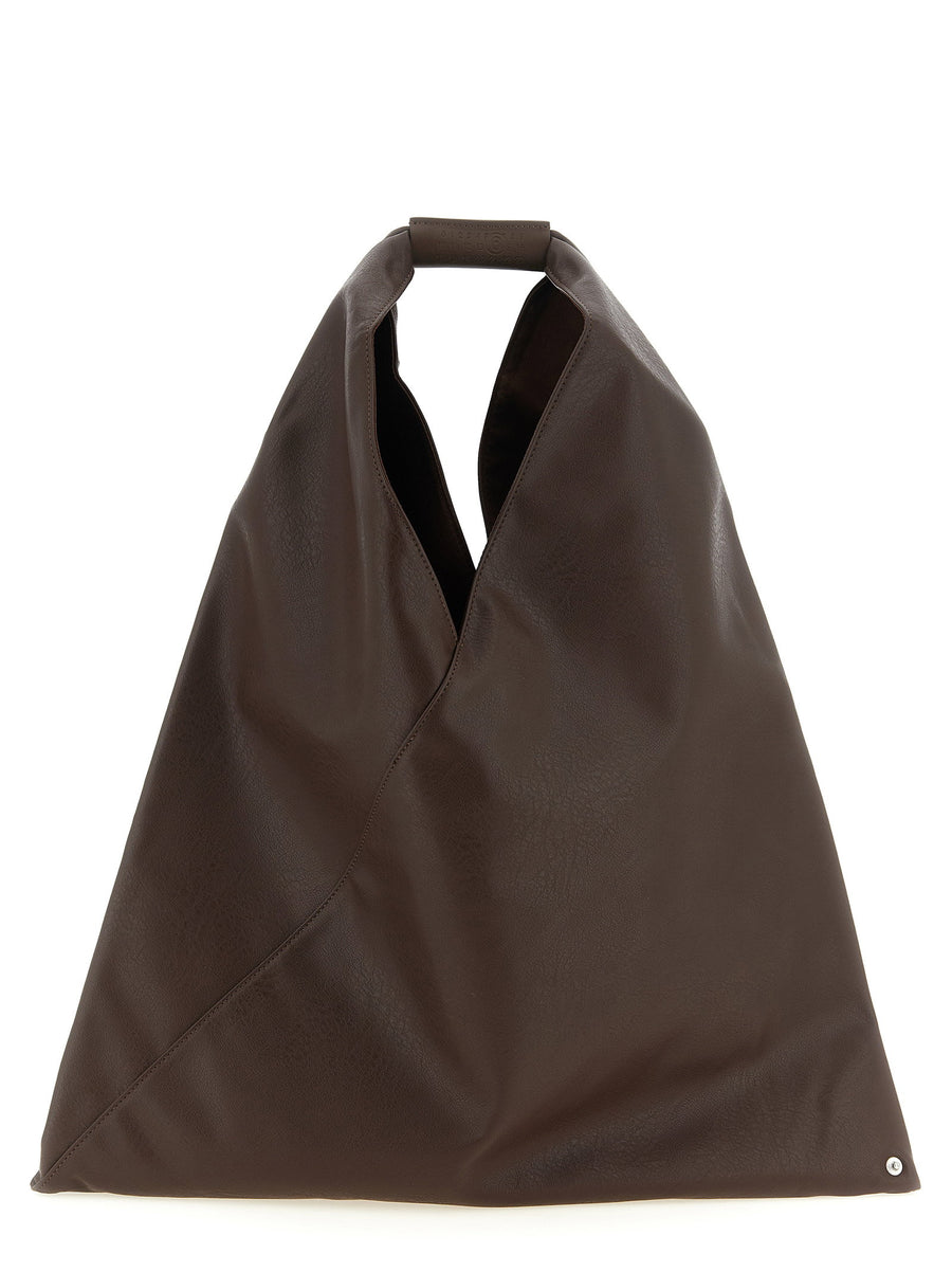Mm6 Maison Margiela Japanese Classic Medium Handbag Brown PU