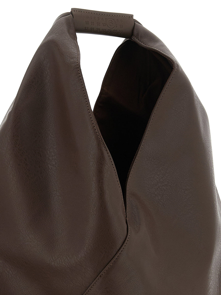 Mm6 Maison Margiela Japanese Classic Medium Handbag Brown PU