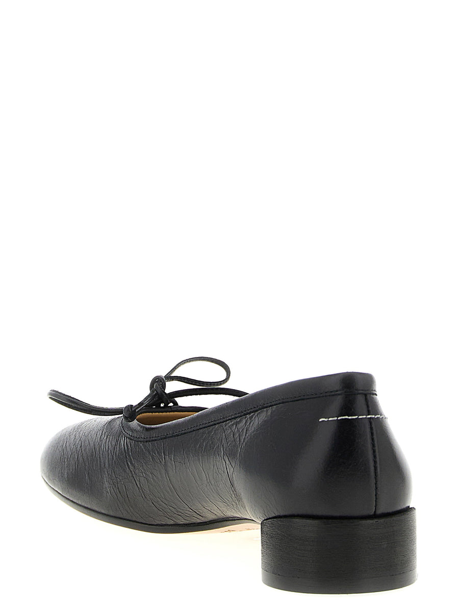 Mm6 Maison Margiela Anatomic Ballet Flats Calfskin Leather