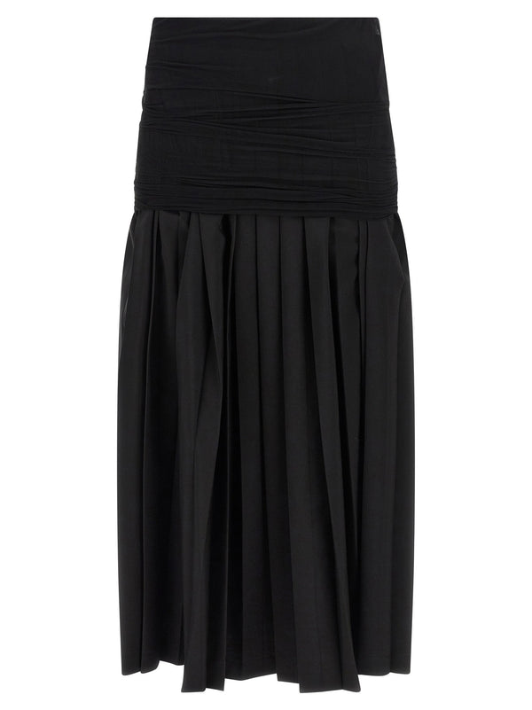 Mm6 Maison Margiela Double Layer Skirt