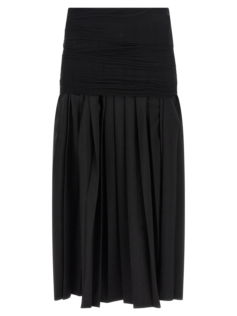 Mm6 Maison Margiela Double Layer Skirt