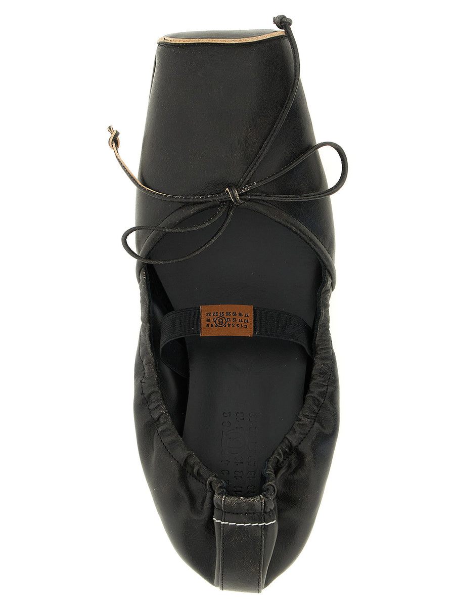 Mm6 Maison Margiela Square Toe Ballet Flats