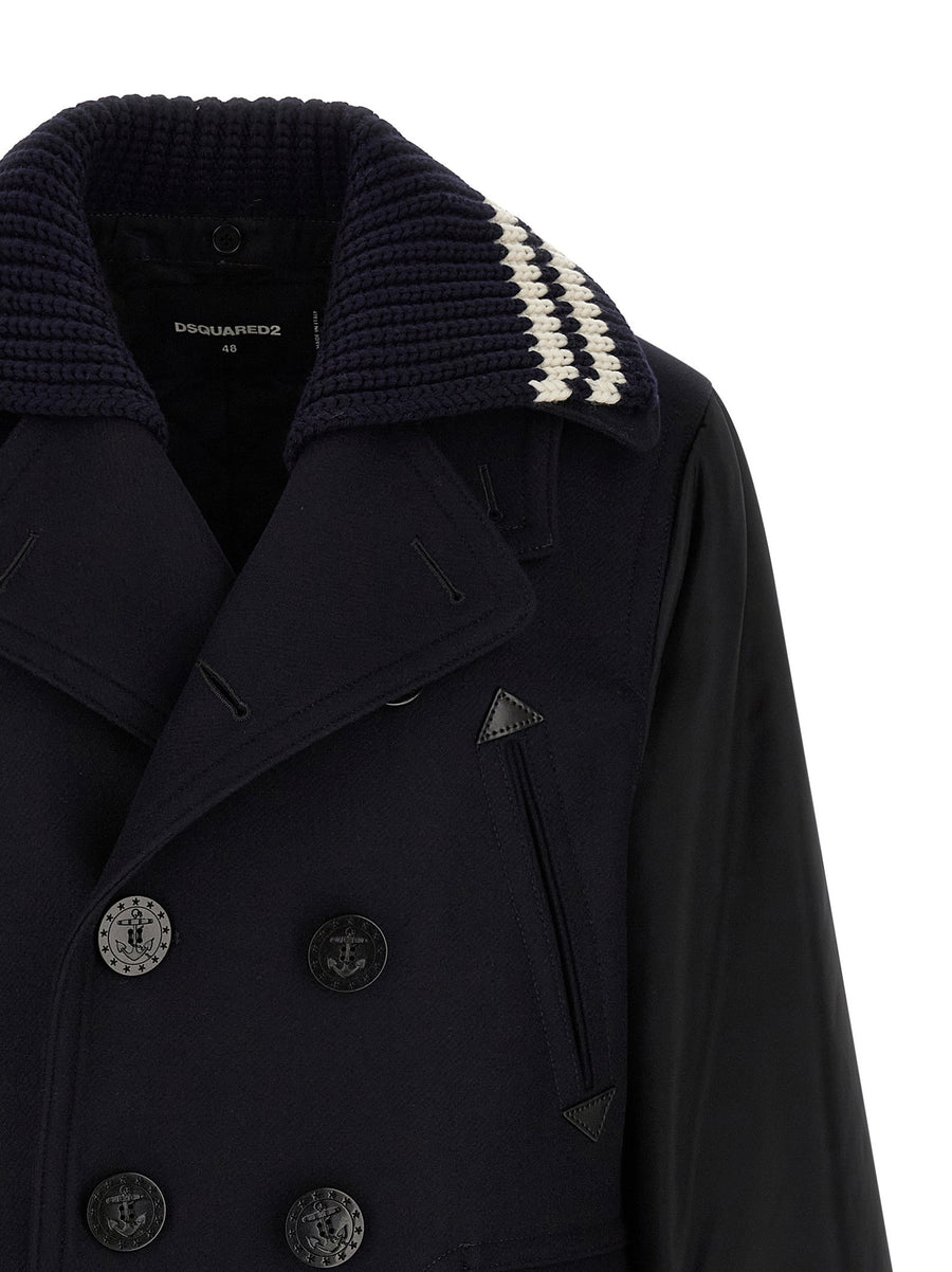 Dsquared2 Hybrid Peacoat Coat