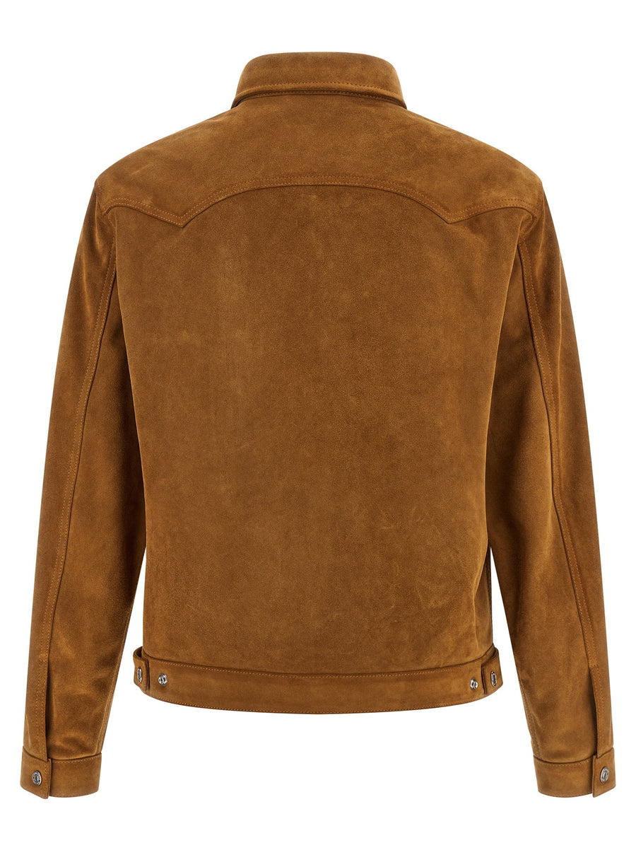 Dsquared2 Suede Boxy Shirt Jacket