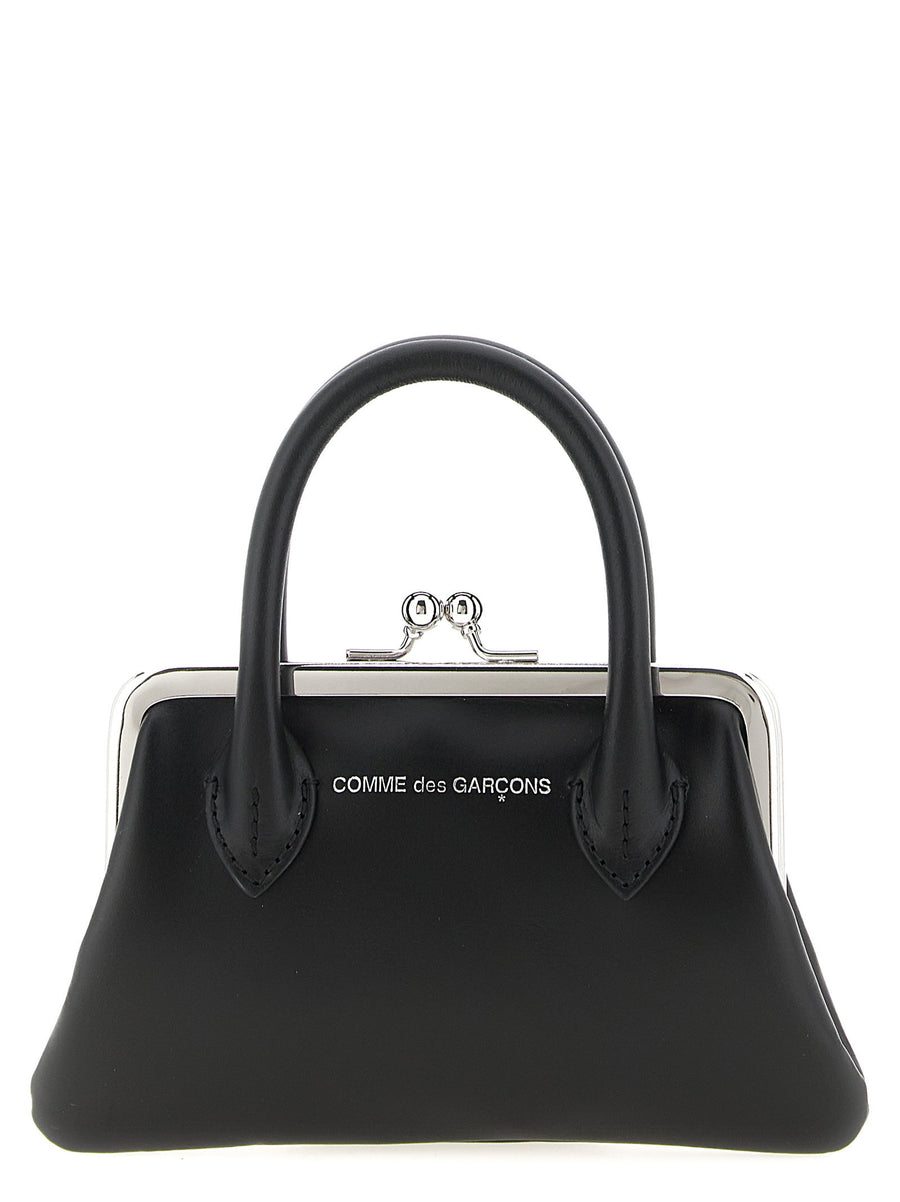 Comme Des Garcons Claps Handle Wallet Sa0301ch Black Leather