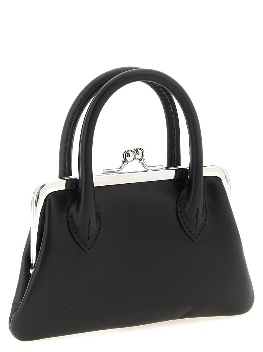 Comme Des Garcons Claps Handle Wallet Sa0301ch Black Leather
