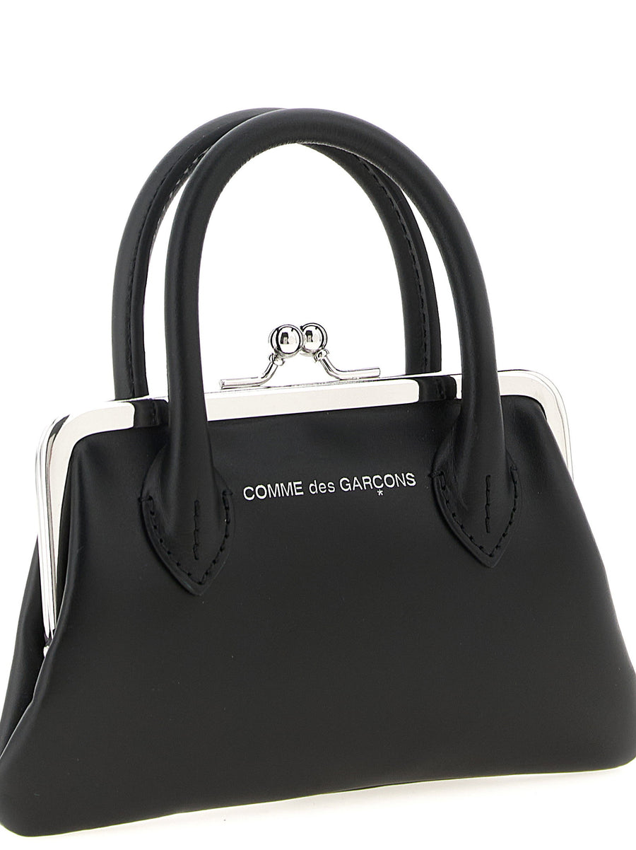 Comme Des Garcons Claps Handle Wallet Sa0301ch Black Leather