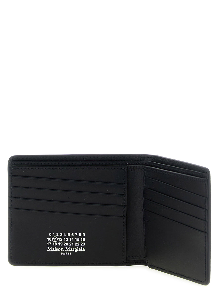 Maison Margiela Four Stitches Premium Calfskin Wallet Bi Fold Leather For Men Eight Card Slots