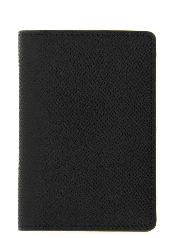 Maison Margiela Card Holder Five Card Slots Calfskin Leather For Men Luxury Accessory