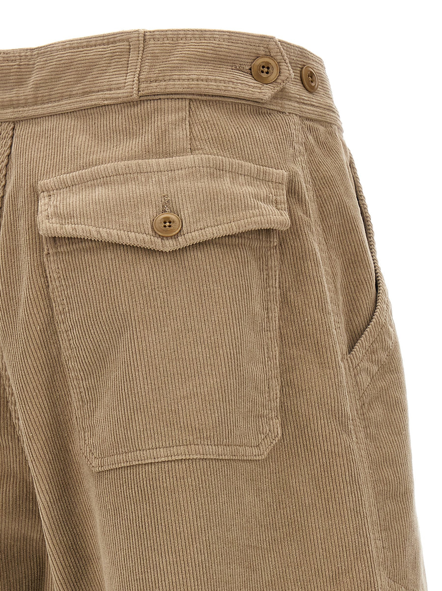Cellar Door Paola Corduroy Wide Leg Pants For Women Luxurious Comfort True To Italian Sizing Pockets