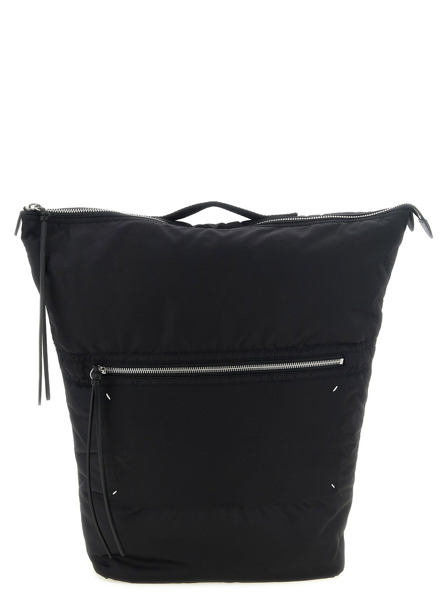 Maison Margiela New Zip Backpack Black Polyamide One Size