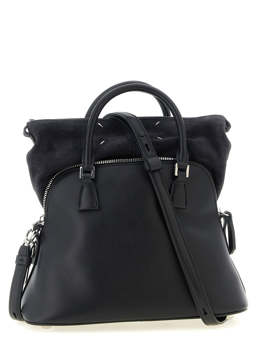 Maison Margiela 5AC Soft Mini Shoulder Bag Black Calfskin Leather