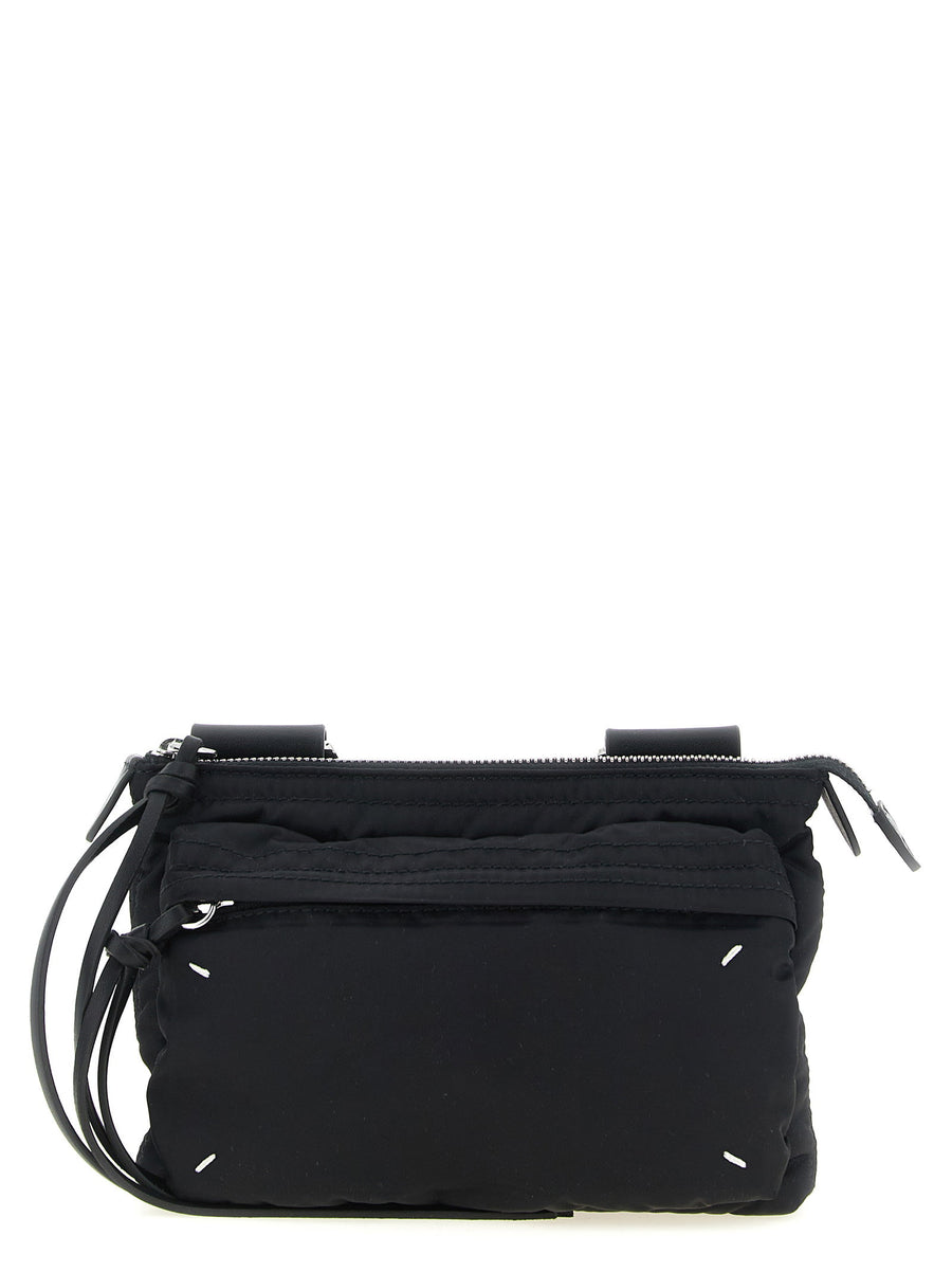 Maison Margiela Zip Camera Bag Crossbody Black Polyamide