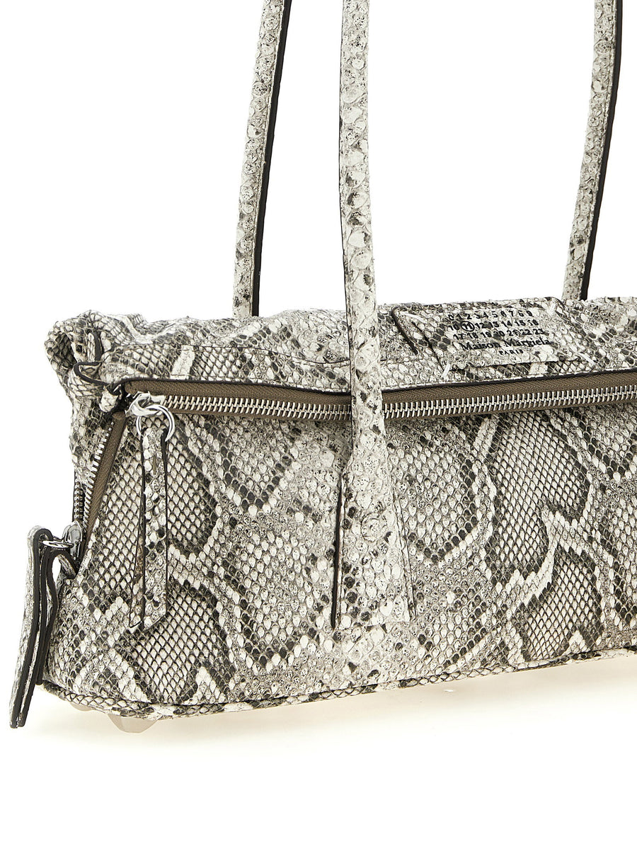 Maison Margiela 5AC East West Shoulder Bag White Goat Leather
