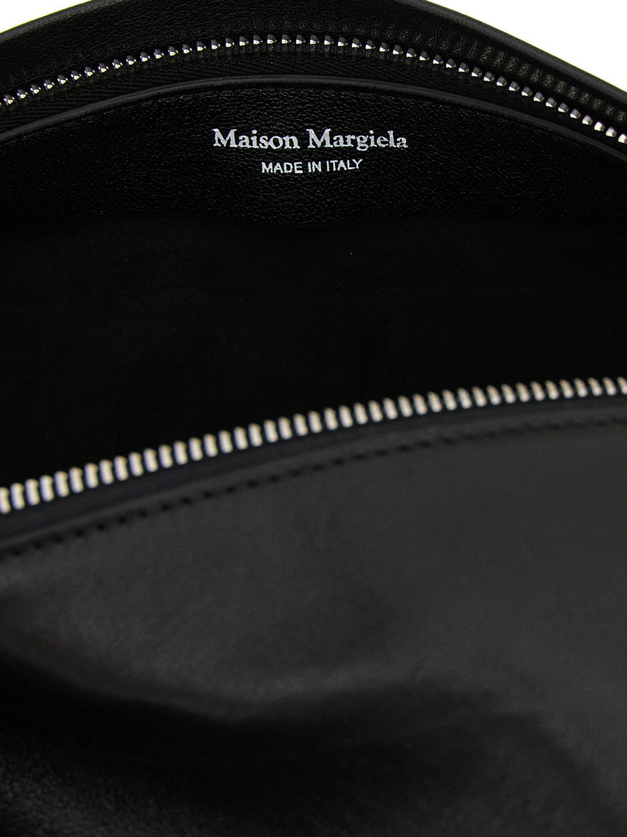 Maison Margiela Box Bag East West Medium Black Lambskin Shoulder Bag