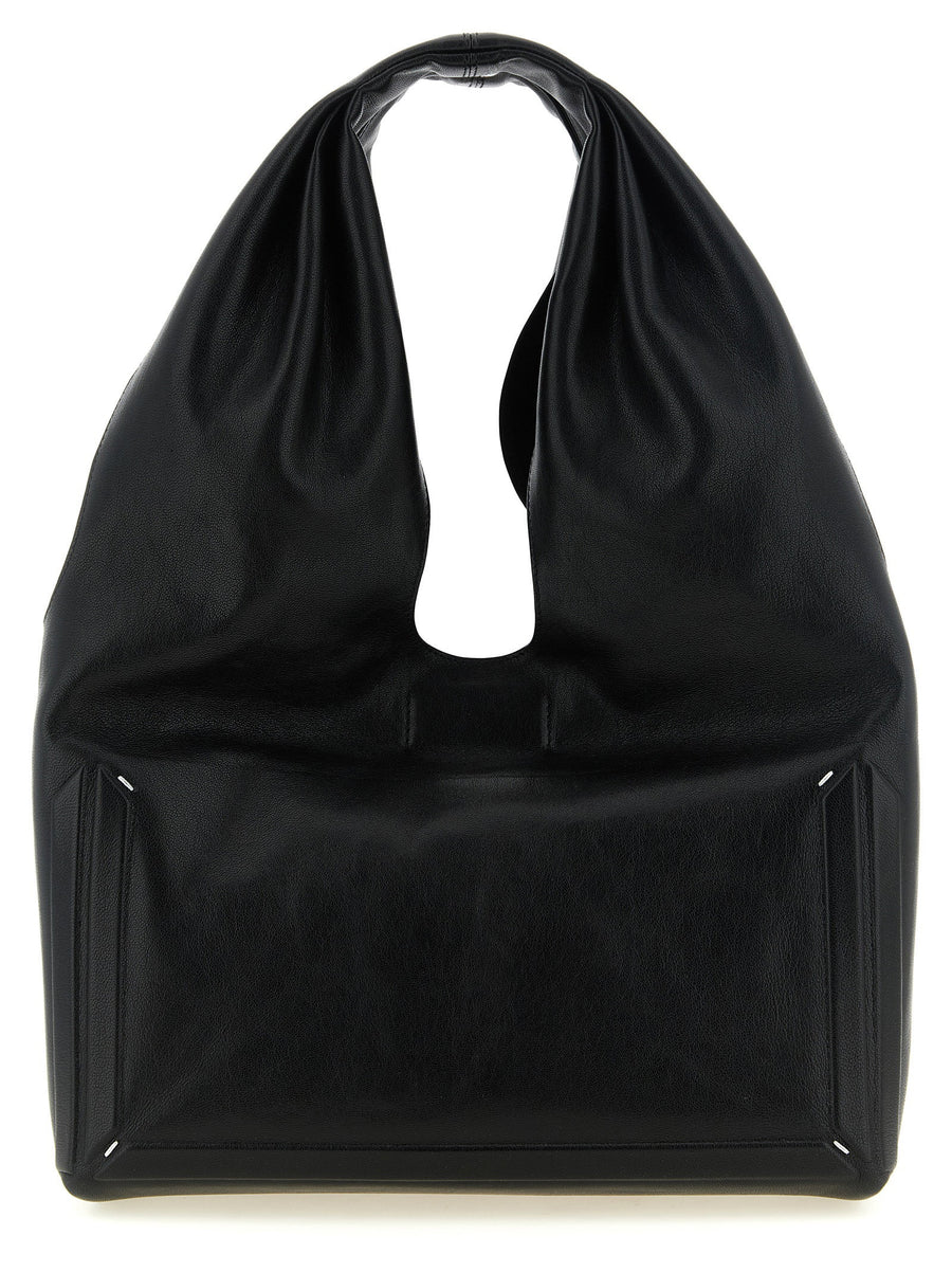 Maison Margiela Box Bag Medium Lambskin Black Shoulder Bag