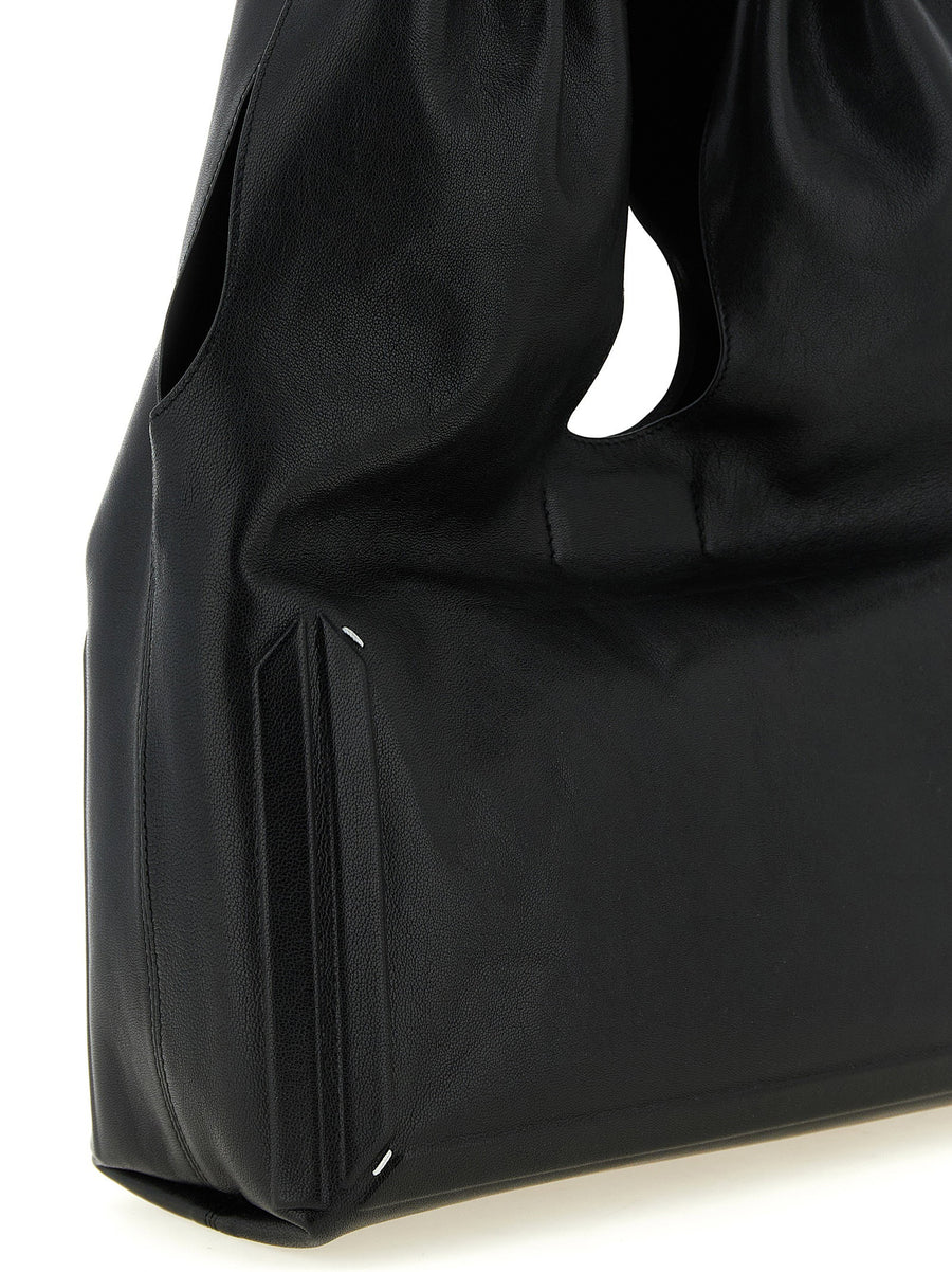Maison Margiela Box Bag Medium Lambskin Black Shoulder Bag