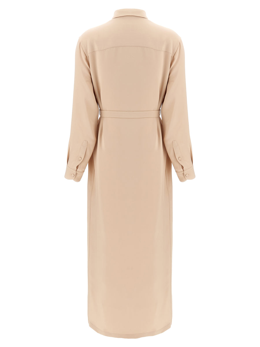 Brioni Silk Workwear Dress For Women Luxurious 100 Percent Silk Chemisier Versatile Day To Night