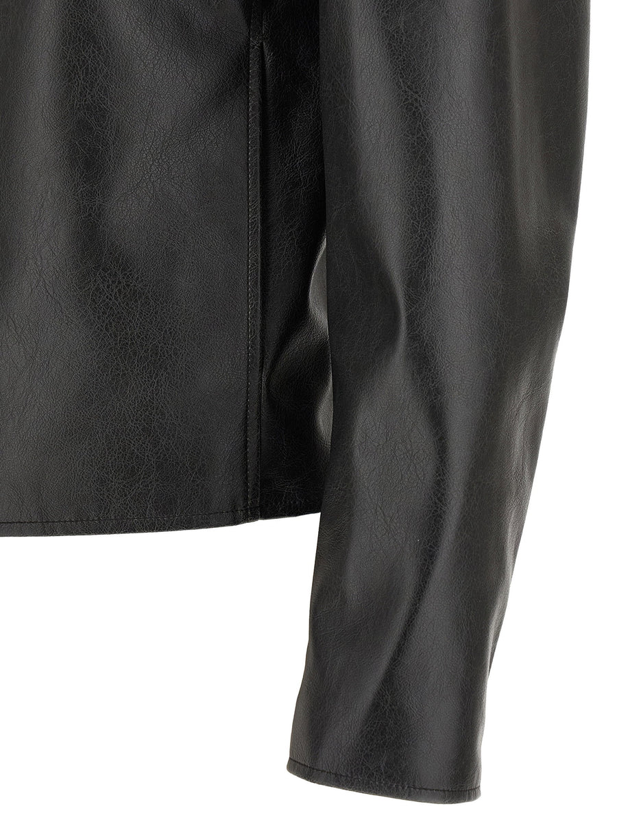 Mm6 Maison Margiela Western Carre Jacket Black Polyester for Women