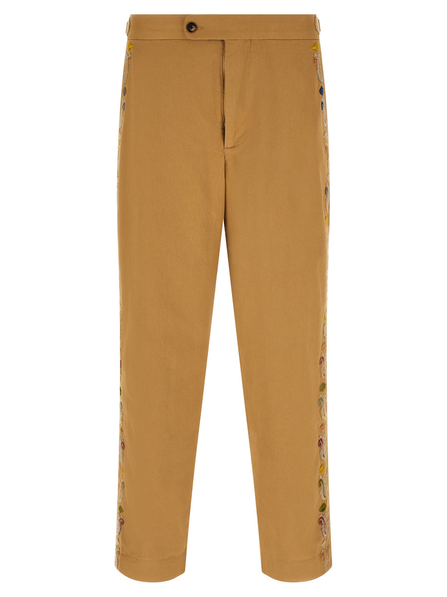 Mm6 Jeans by Maison Margiela Numeric Signature For Men 100 Percent Cotton Blue Denim Stonewashed Wide Leg