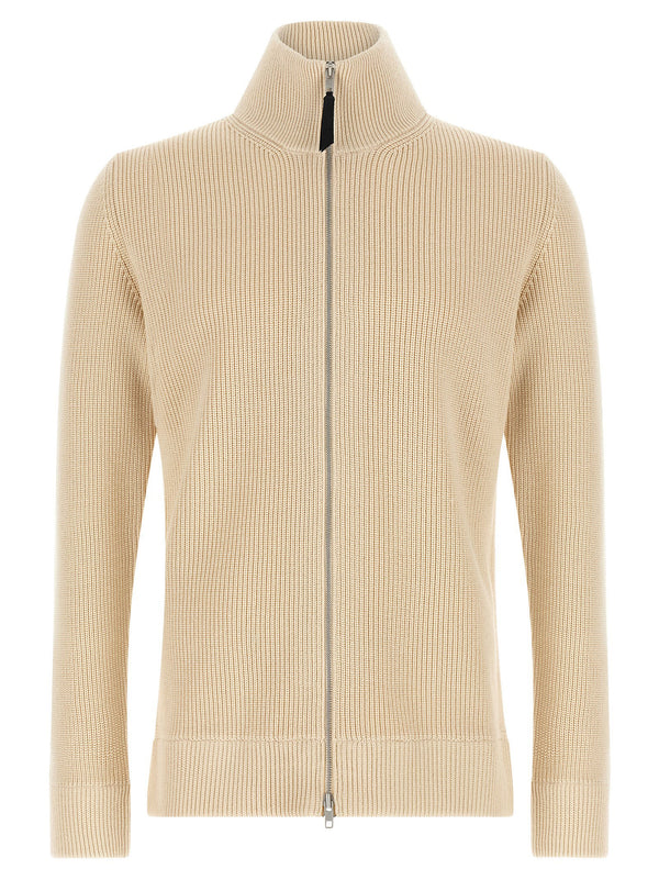 Maison Margiela Ribbed Knit Cardigan