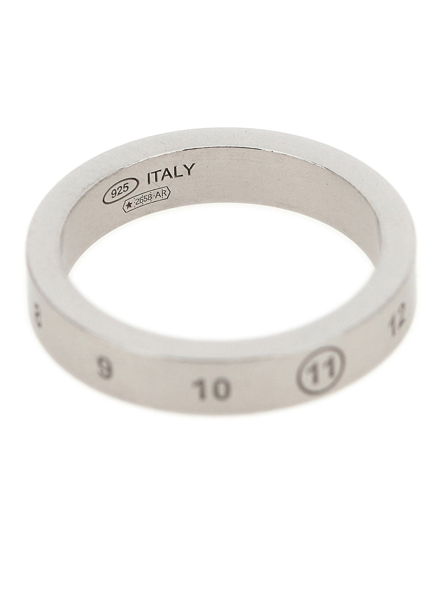Maison Margiela Numeric Ring 925 Silver Engraved Numerals