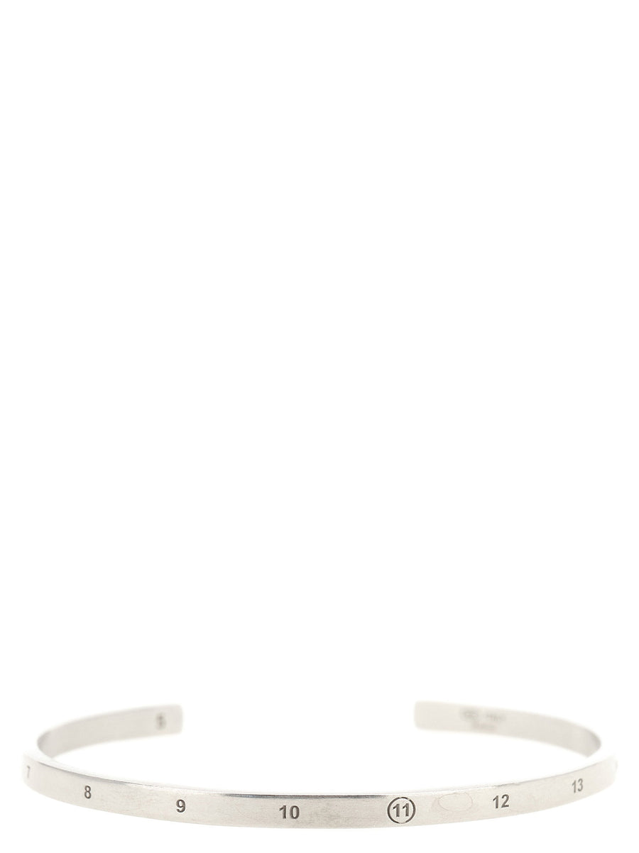 Maison Margiela Numeric Bracelet 925 Sterling Silver Open Silhouette
