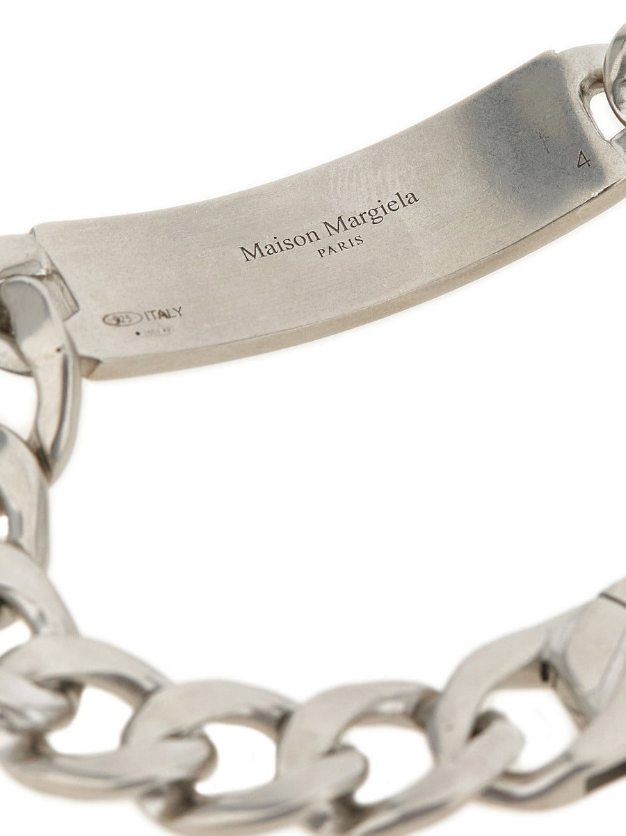 Maison Margiela Silver Maillons Bracelet 925 Minimalist Plaque