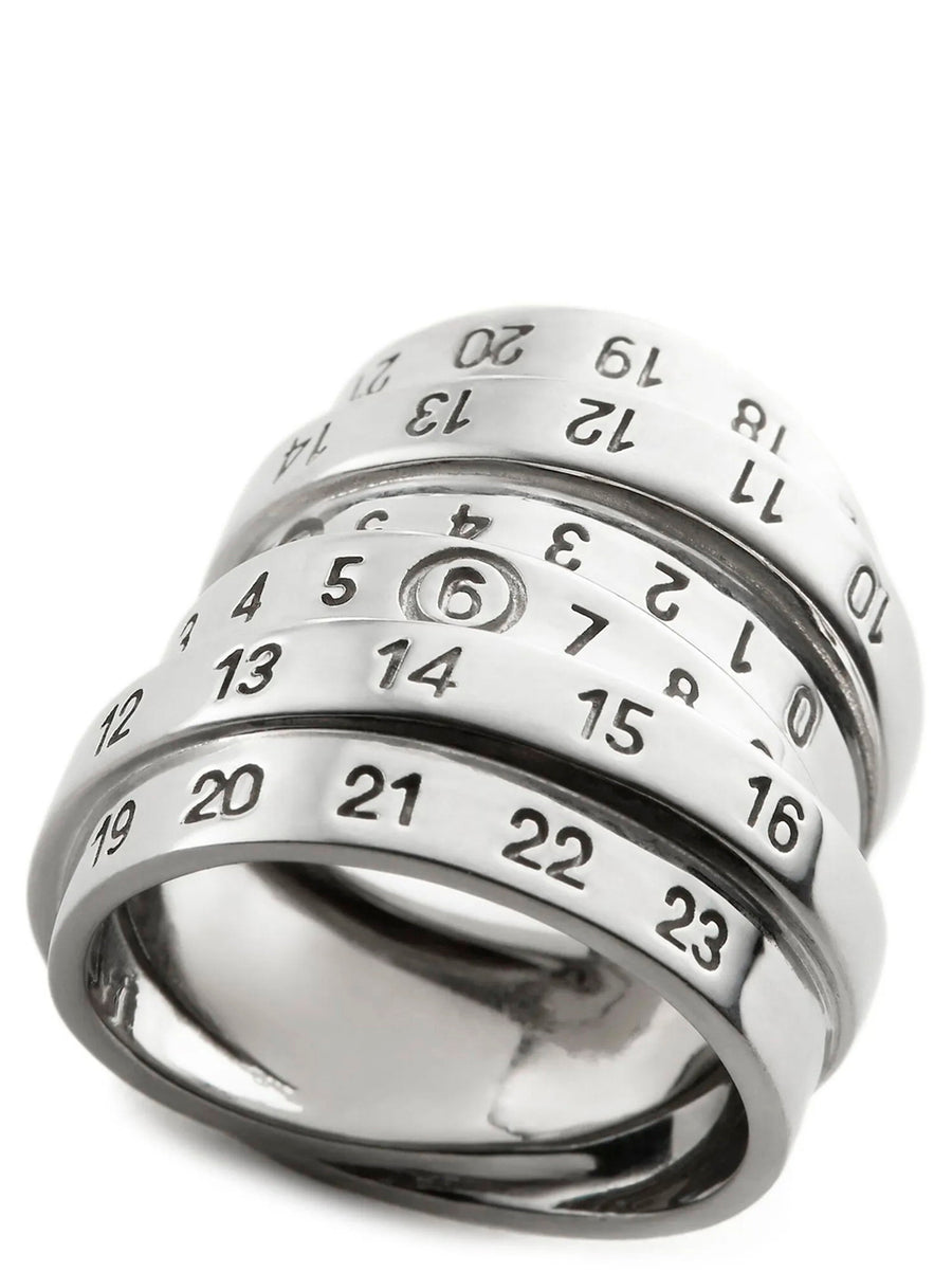 Mm6 Maison Margiela Logo Ring