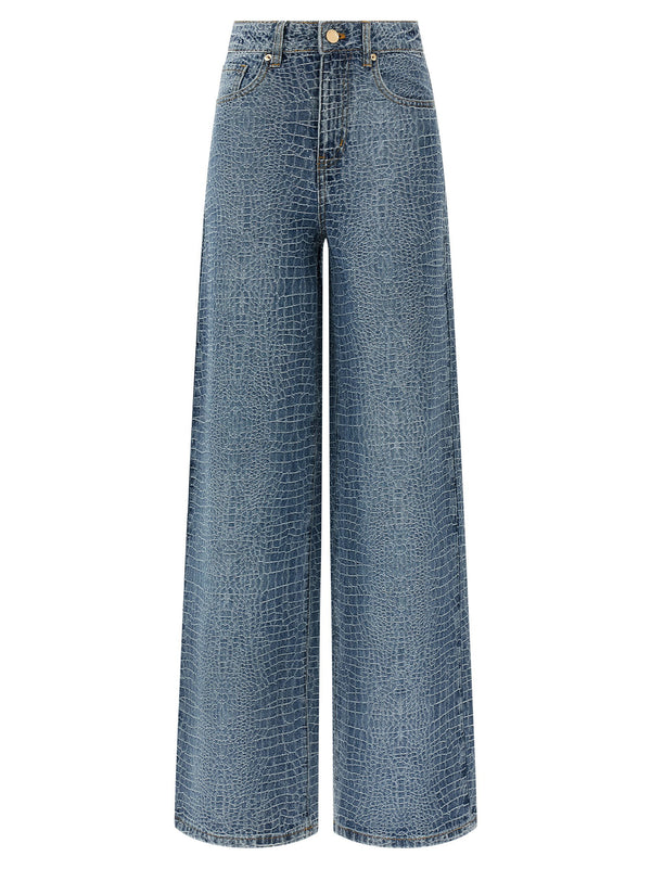 Self-Portrait Rhinestone Jeans