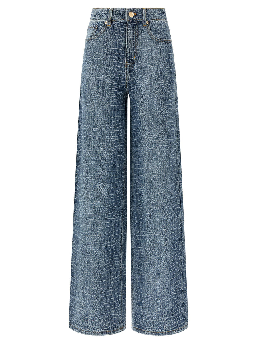 Self-Portrait Rhinestone Jeans
