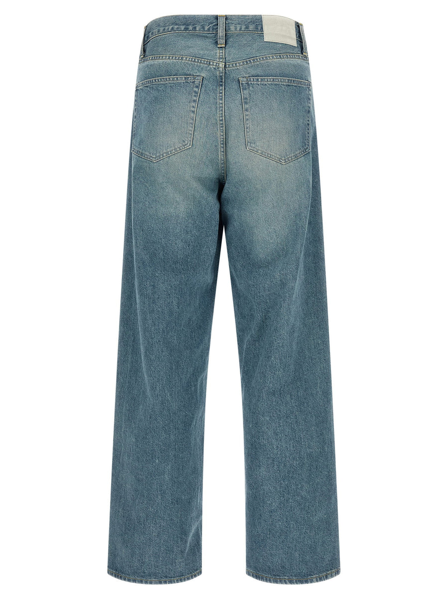 Ssstein Wide Jeans for Men Hundred Percent Cotton Denim Straight Wide Fit