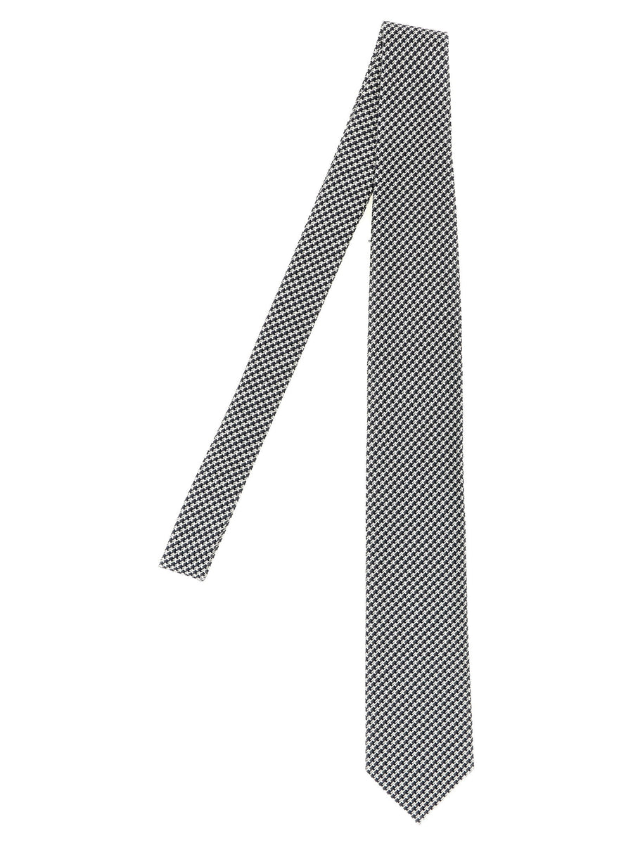 Tom Ford Tonal Star Silk Tie for Men Premium Mulberry Silk Satin with Tonal Star Jacquard for Formal and Smart Casual