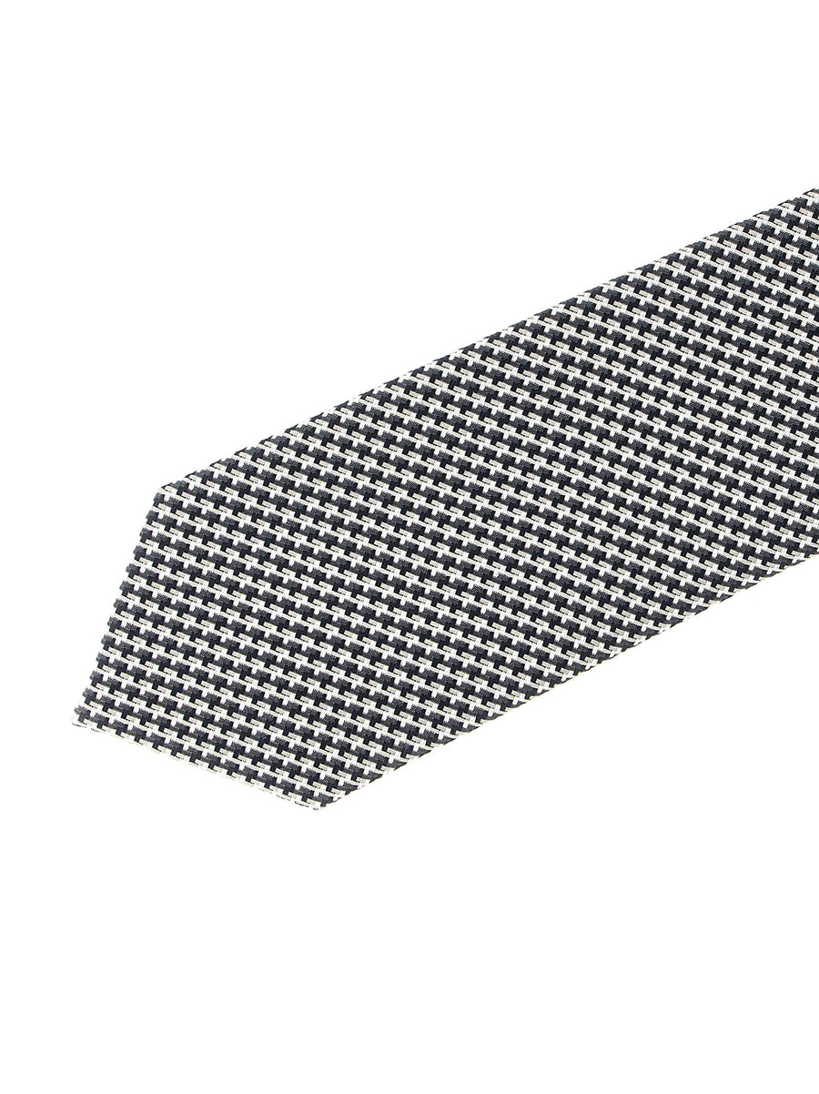 Tom Ford Tonal Star Silk Tie for Men Premium Mulberry Silk Satin with Tonal Star Jacquard for Formal and Smart Casual